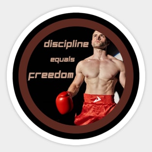 Discipline Equals Freedom Sticker